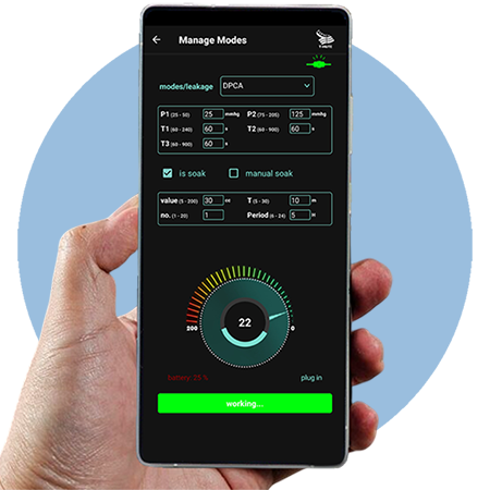 T-MUTE App: Smart Remote Control of Wound Vacuum Therapy Device